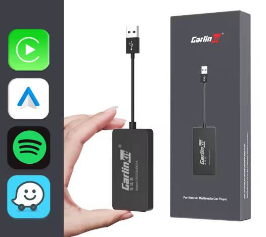 🚗 Carlinkit USB – Adaptateur CarPlay & Android Auto Sans Fil